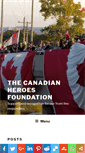 Mobile Screenshot of canadianheroes.com